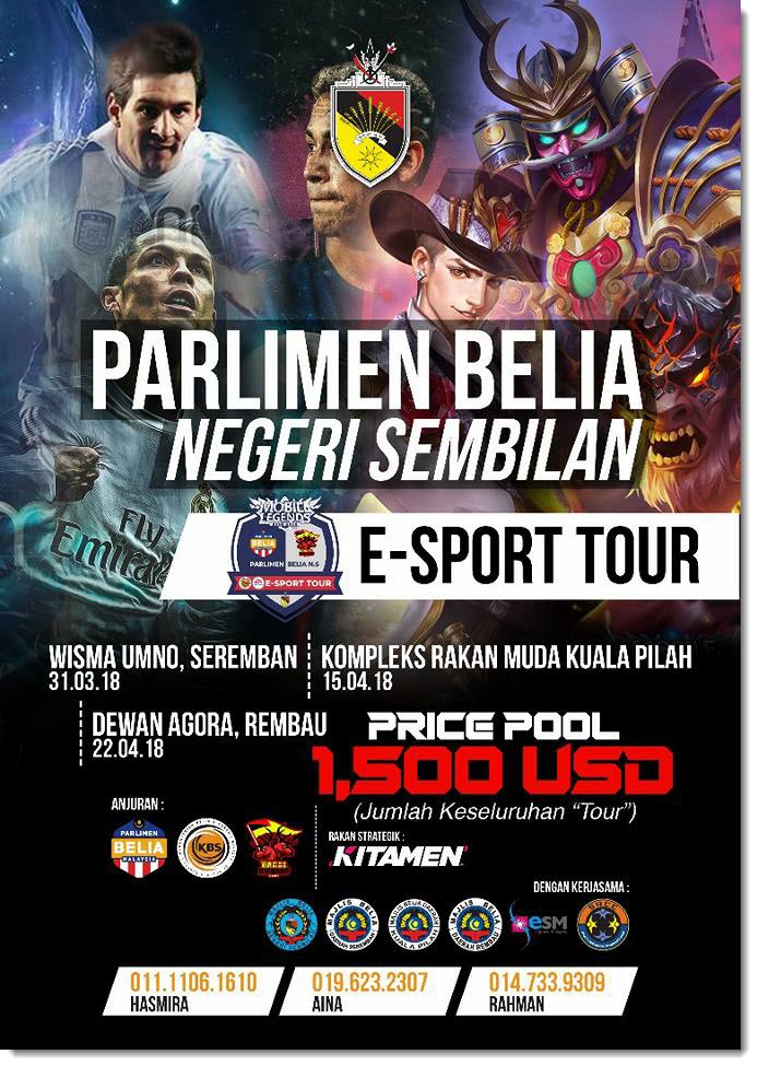 Nergeri Sembilan eSport Tour Poster