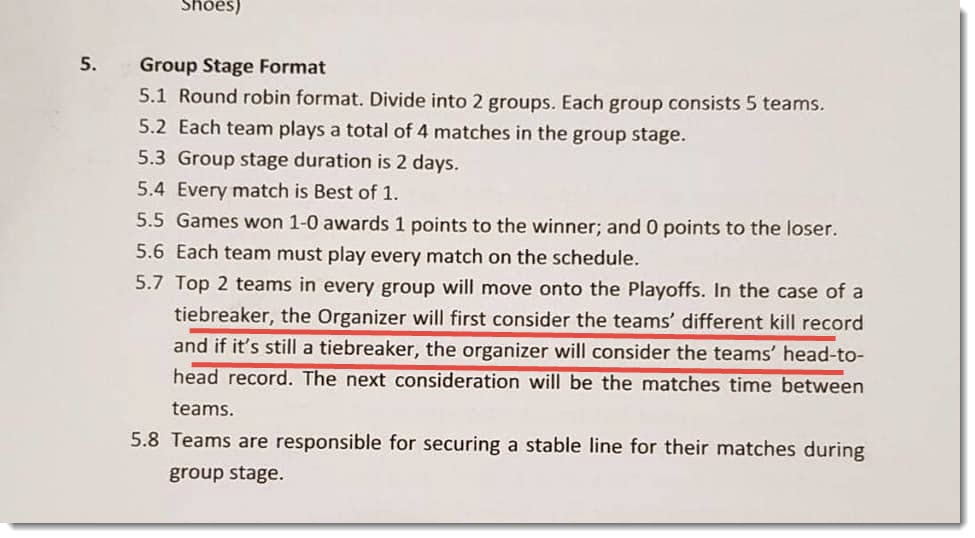 group format rules msc